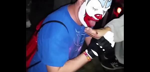  Clown Sucking On Toes